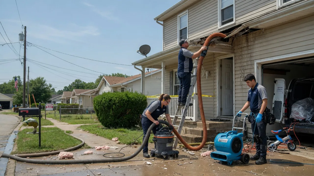 Water Damage Restoration in Greenville, IN near me